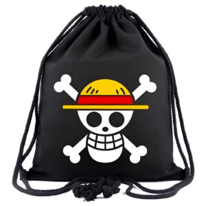 Sac à cordon tote bag style pirate One Piece
