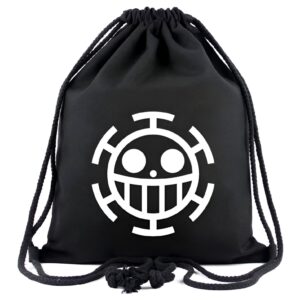 Sac à cordon Trafalgar Law avec emblème des Heart Pirates