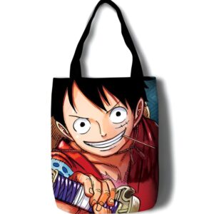 Tote bag Luffy Mugiwara One Piece en coton