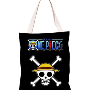 Sac cabas avec Jolly Roger de l'équipage Mugiwara, symbole de liberté pirate