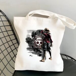 Sac fourre-tout One Piece design sombre tonalite pirate coton