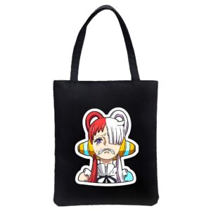 Sac fourre-tout Uta One Piece kawaii coton 40 cm