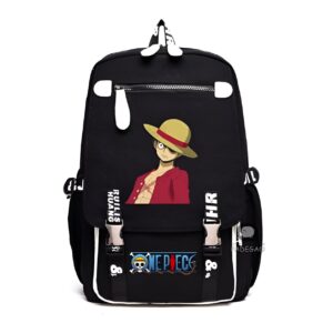Sac à dos avec motif Chapeau de Paille One Piece, design manga contemporain