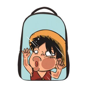 Sac à dos enfant Luffy chibi design dynamique One Piece