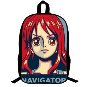 Sac à dos One Piece Nami navigatrice nylon léger design intelligent