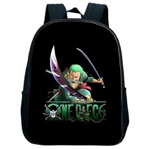 Sac à dos épuré avec illustration stylisée de Zoro Roronoa