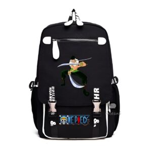 Sac à dos noir One Piece avec effigie Roronoa Zoro