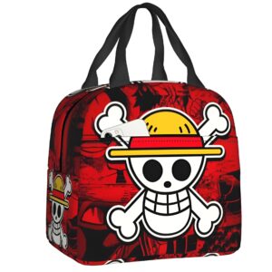 Sac repas Jolly Roger Pirates Chapeau de Paille One Piece 22 cm