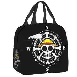 Sac repas isotherme Jolly Roger Mugiwara One Piece 22 cm polyester