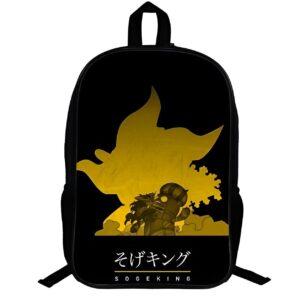 Sac à dos Sogeking inspiré One Piece, design sniper masqué, polyester résistant, 30L
