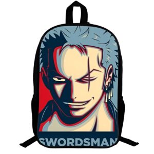 Sac à dos Roronoa Zoro épéiste One Piece avec motif de combat