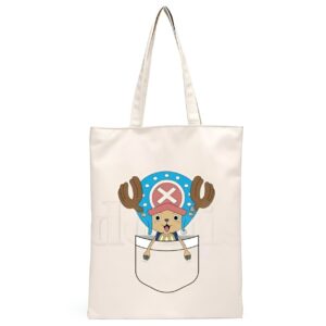Sac tote bag Chopper One Piece en polyester avec motif du docteur Tony Tony Chopper