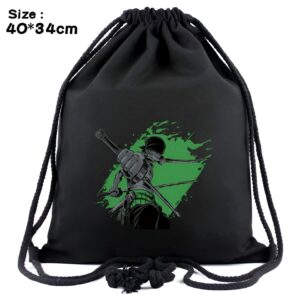Tote bag One Piece illustré Luffy et Zoro