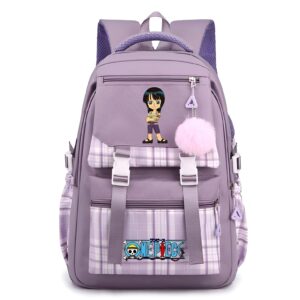 Sac à dos violet Nico Robin archéologue Mugiwara One Piece
