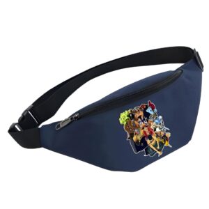 Sacoche banane équipage Mugiwara One Piece en cuir végan