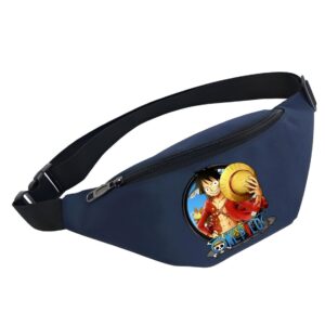 Sacoche banane inspirée de Luffy et son chapeau de paille, design dynamique One Piece
