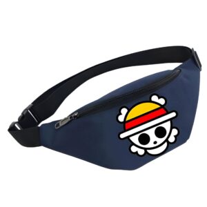 Sacoche banane One Piece avec motif Jolly Roger, symbole de l'équipage Mugiwara