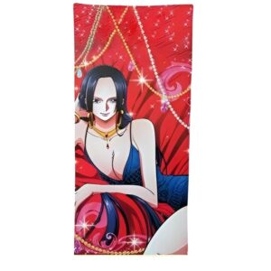 Serviette coton Boa Hancock One Piece impératrice