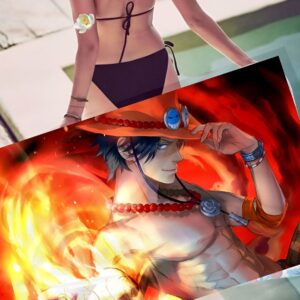Serviette coton Ace Poings Ardents One Piece design
