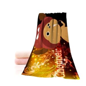 Serviette de plage Tony Chopper One Piece couleurs vibrantes design détaillé