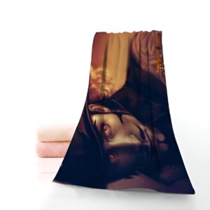 Serviette de plage Dracule Mihawk l'épéiste légendaire, One Piece 140x70cm coton-polyester