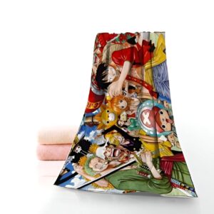 Serviette de plage équipage Mugiwara tous les neuf pirates