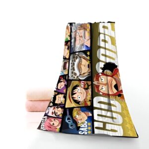 Serviette de plage One Piece 140x70 cm design équipage Mugiwara