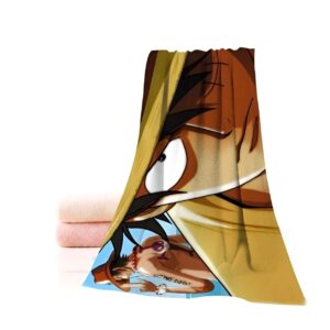 Serviette de plage One Piece Luffy Ace aventure, design couleur, coton polyester