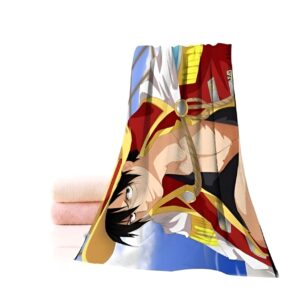 Serviette grande taille One Piece Luffy coton polyester
