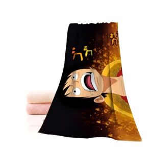 Serviette Luffy One Piece motif dynamique esprit pirate