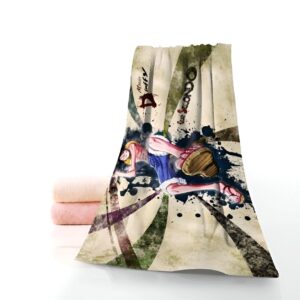 Serviette de plage One Piece représentant Monkey D Luffy en Gear 2 transformation