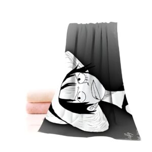 Serviette de plage One Piece motif Luffy capitaine Mugiwara