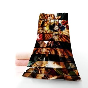 Serviette plage One Piece équipage Mugiwaras impression haute définition fidèle
