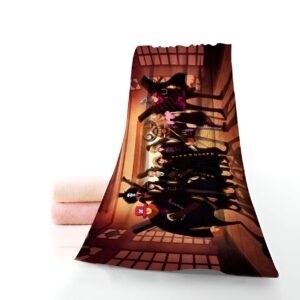 Serviette de plage One Piece représentant l'équipage Nakamas Chapeau de Paille