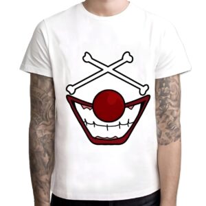 T-shirt One Piece Baggy le Clown design manga polyester