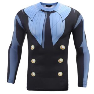 T-shirt compression manches longues Sanji design cuisinier