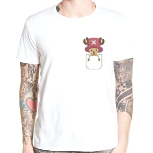 T-shirt coton Chopper motif poche One Piece