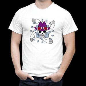 T-shirt Nico Robin logo pirate archéologue coton bio One Piece