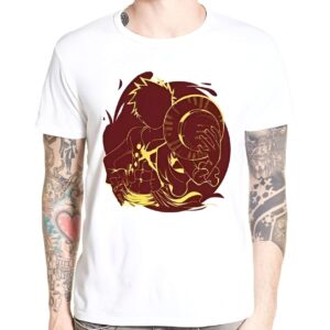 T-shirt Luffy Capitaine Merry design camaraderie One Piece couleurs dynamiques