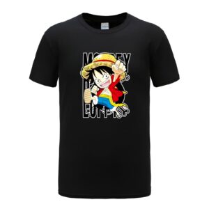 T-shirt Monkey D. Luffy transformation Gear 3 en coton biologique