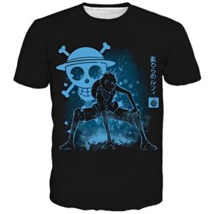 T-shirt Luffy Gear impression 3D One Piece
