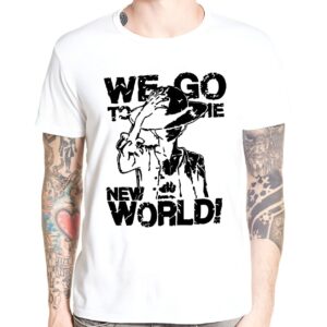 T-shirt One Piece Luffy Nouveau Monde collection design
