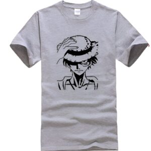 T-shirt Monkey D Luffy avec design manga aventure et Chapeau de Paille One Piece
