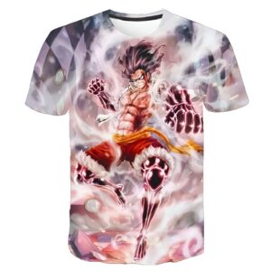 T-shirt One Piece Luffy Snake Man avec impression haute définition