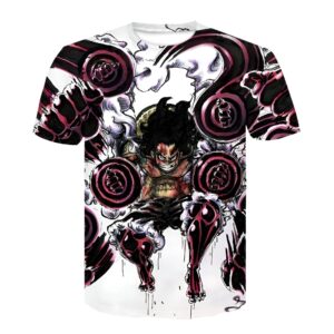 T-shirt Luffy Snakeman One Piece transformation Gear 4