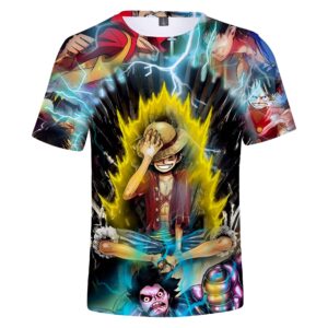 T-shirt Luffy Yonko design audacieux Empereur des Mers One Piece