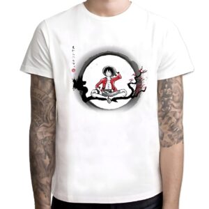 T-shirt One Piece Luffy arc Wano design saga épique artistique