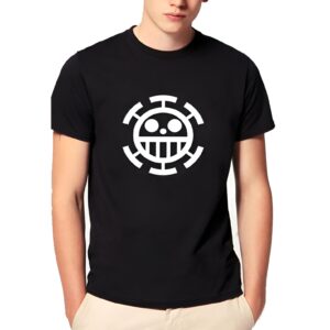T-shirt avec logo Heart Pirates et motif Trafalgar Law issu de One Piece