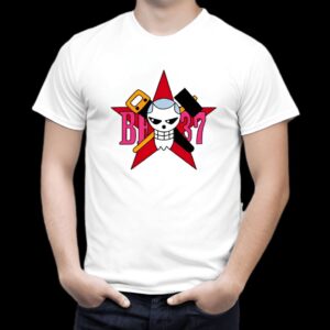 T-Shirt Franky logo charpentier cyborg coton One Piece