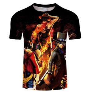 T-shirt lien fraternel équipage Mugiwara impression One Piece